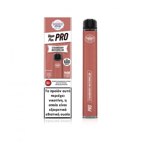 Dinner Lady Vape Pen Pro Strawberry Watermelon 2ml 20mg